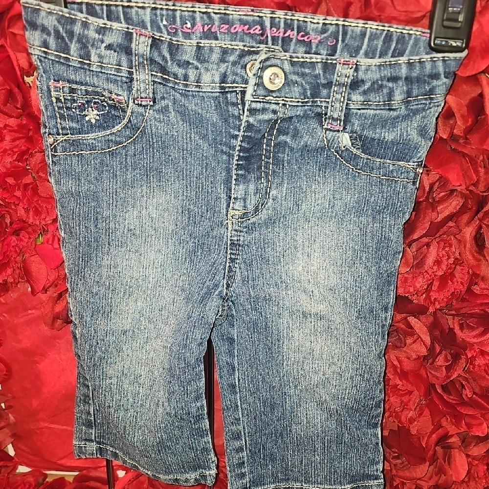 Arizona Jean Company Kids Blue Denim Capri Jeans